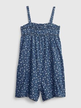 NWOT Gap Kids Girls Denim Rompers Shorts with Washwell  Size 12 / XL